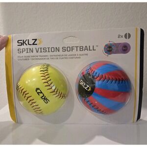 SKLZ Spin Vision Softball 2-Pack Four Seam Throw Trainer NEW